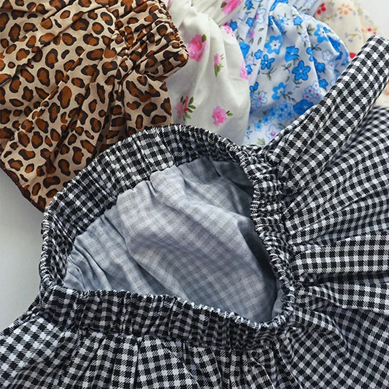 Pantaloncini con gonna tutù floreale per neonata infantile Pantaloncini estivi con elastico in vita per bambini con fiori per pantaloncini casual Vestiti per bambini