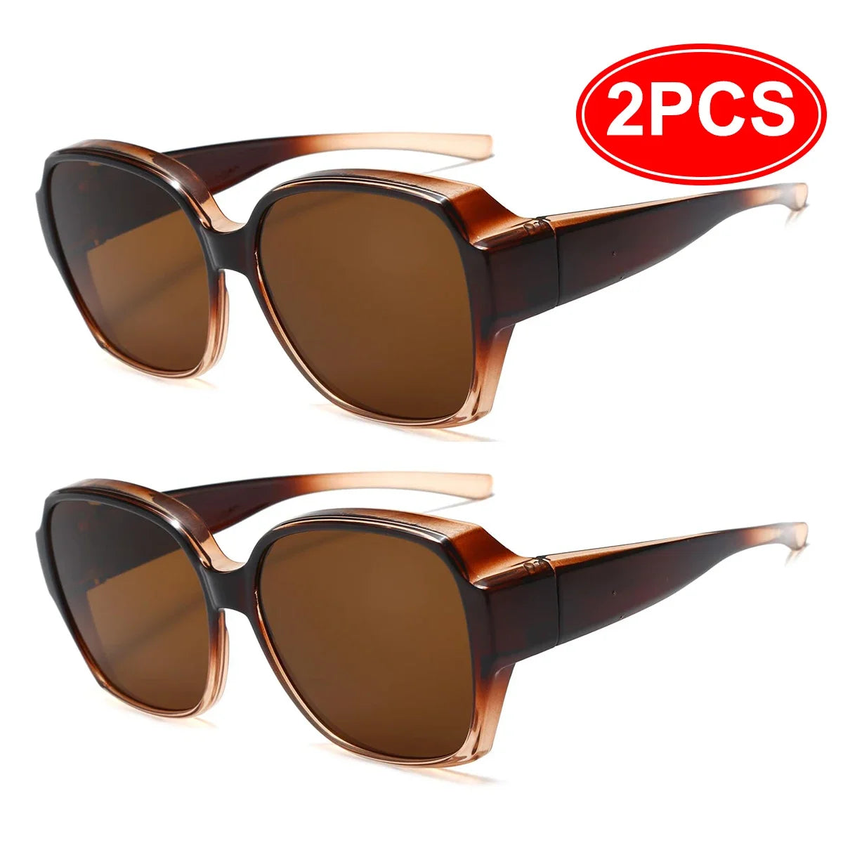 1/2/3PC Sunglasses Fit Over Glasses Polarized for Men Women, Wrap-Around Glasses UV400 Protection for Driving and Outdoor T01