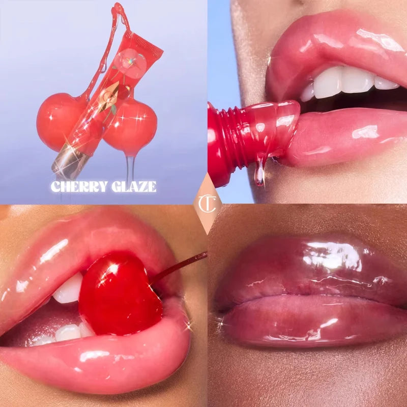 Charlotte Tilbury CT Maschera labbra idratante e riparatrice, Balsamo labbra schiarente ed esfoliante, Rossetto solido in gel, Lucidalabbra