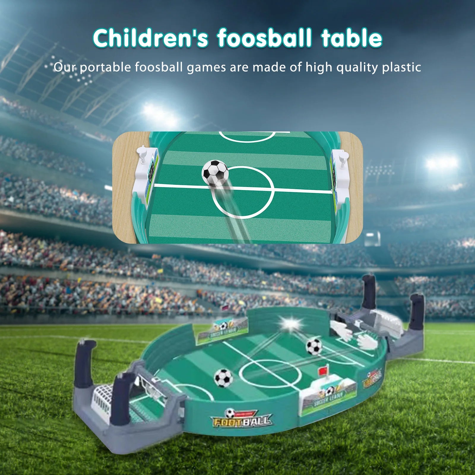 Gioco da tavolo da calcio balilla per feste in famiglia Gioco da battaglia di calcio da tavolo interattivo genitore-figlio per bambini adulti