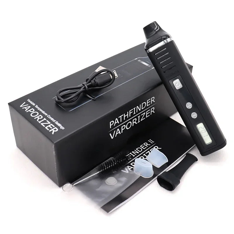 Vaporizzatore per erbe secche ANIX TAURUS Camera in ceramica Kit sigaretta elettronica Pathfinder Vape Pen Schermo LED Controllo della temperatura Vaper per tabacco