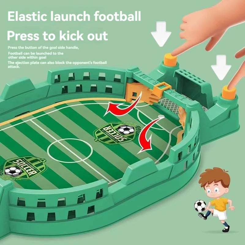 Mini gioco interattivo da tavolo da calcio, tavolo da calcio, competizione, giochi sportivi, catapulta da tavolo, giocattoli per giochi per famiglie