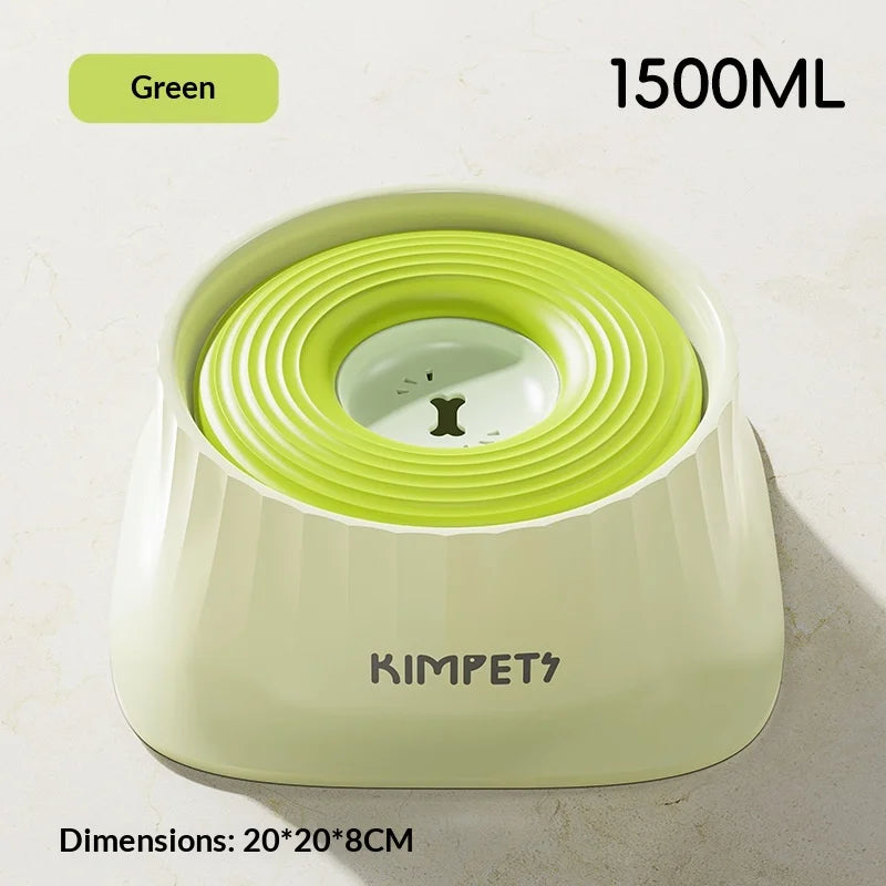 Dog slow feeder bowl, elevated dog bowl, spill-proof pet bowl, anti-spill bowl, small to medium dog food bowl, cat bowl