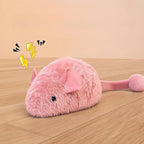 Topo Peluche Interattivo Per Gatti Da Masticare Luminoso E Sonoro Giocattolo