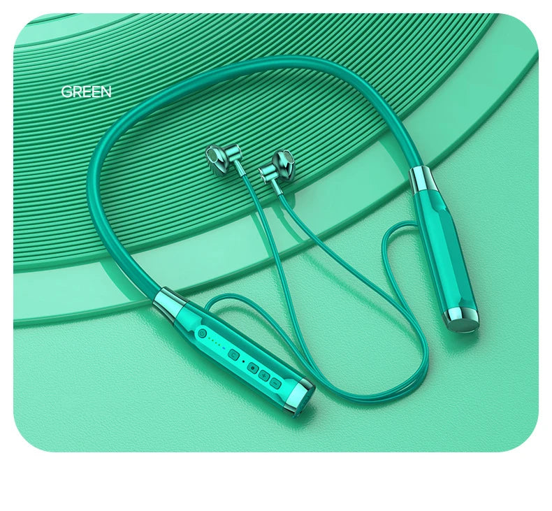 EARDECO 100 ore Endurance cuffie Wireless Bass In-ear Bluetooth cuffie auricolari musica Sport auricolare con microfono Stereo