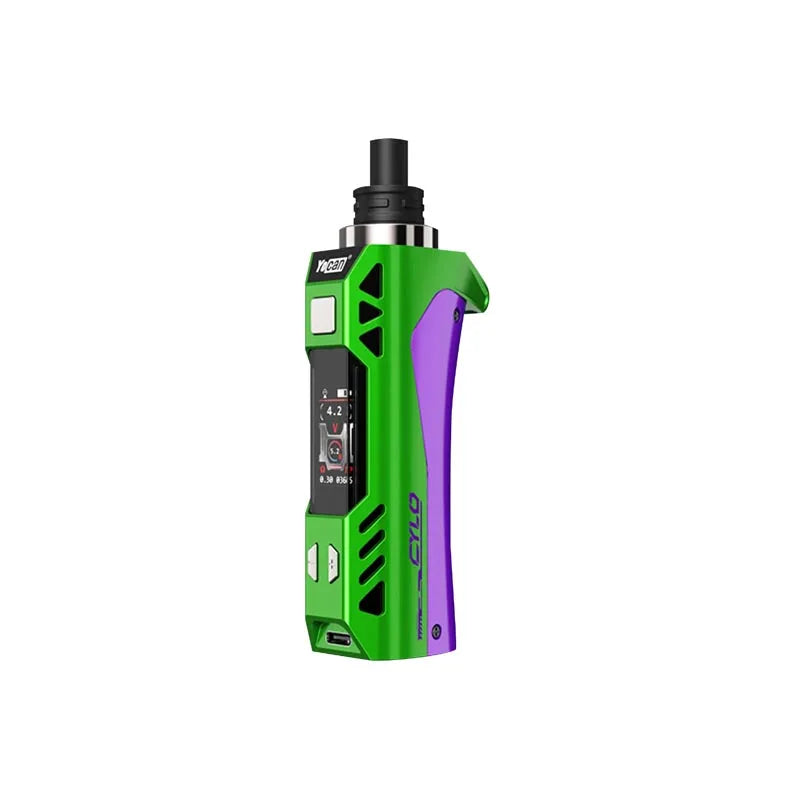Nuovo Arrivla Portable Yocan Cylo Wax vaporizzatore Kit 1300mah batteria TFT Screen C4-DE Plus Ceramic Heating Coil E-sigarette Vape