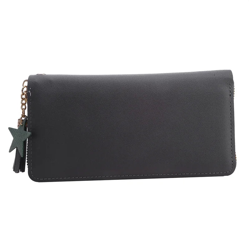 Portafogli lunghi da donna Portafogli di lusso con cuore d'amore per porta carte da tasca per soldi da donna Portafogli femminili Pochette per telefono