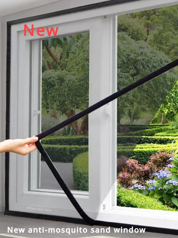 Zanzariera fai-da-te per finestra del letto Tessili per la casa The Mesh Tende autoadesive per interni anti-insetti e mosche da giardino