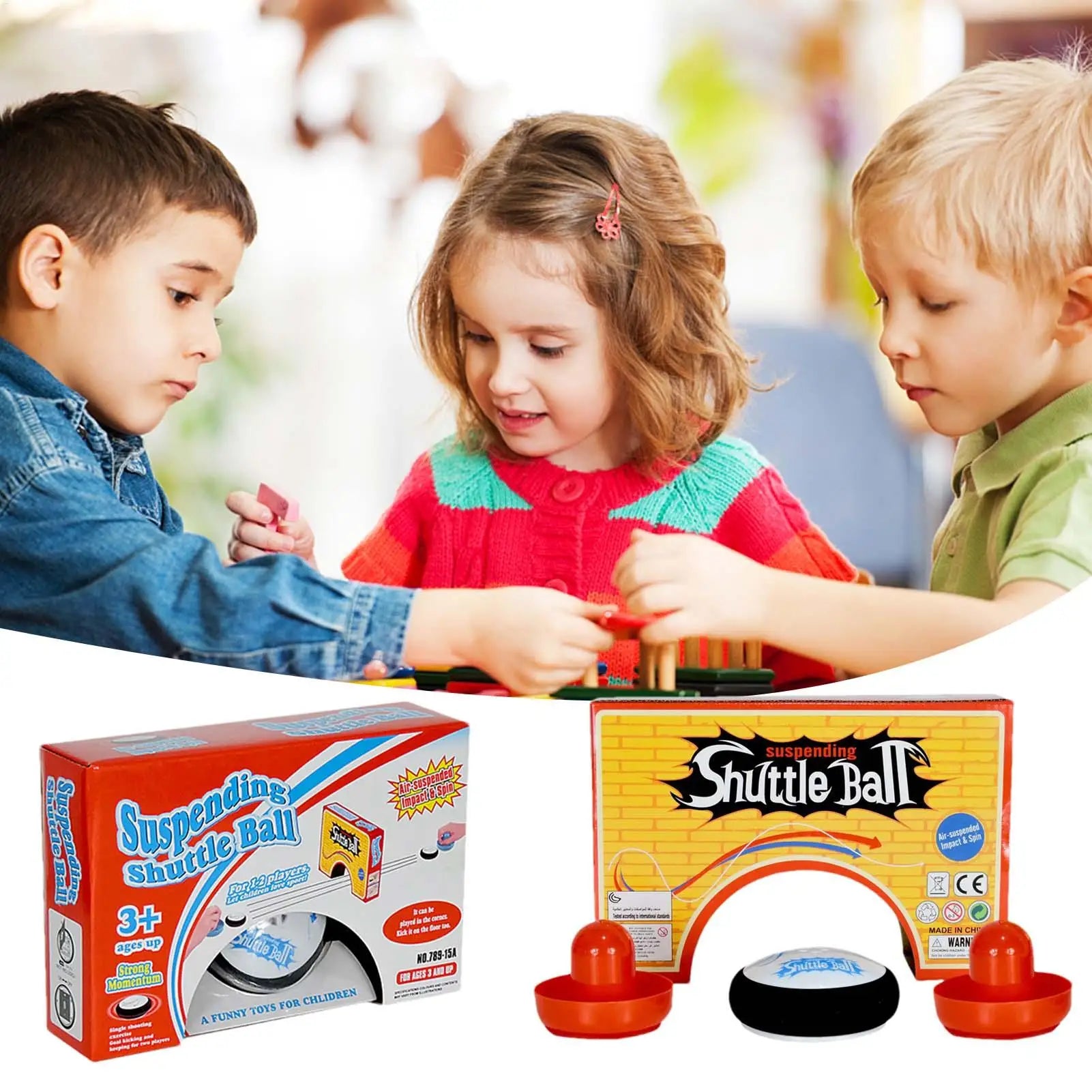 Gioco da tavolo di hockey per bambini, Air Hockey, Gioco da tavolo con disco, Gioco d'azione da tavolo, Dischi per Air Hockey, Regalo per bambini e adulti