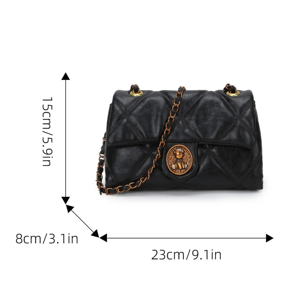 Borse di lusso Borse da donna di marca famosa Designer Lady Lingge Modello Borse a tracolla a tracolla Borse da donna sotto le ascelle in pelle Pu