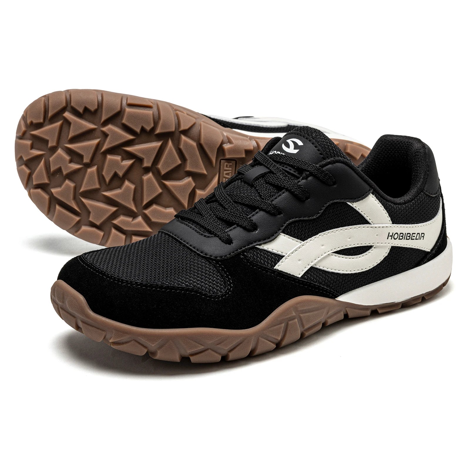 HOBIBEAR Scarpe unisex larghe larghe Scarpe da ginnastica minimaliste a piedi nudi Scarpe da corsa da trekking per uomo donna