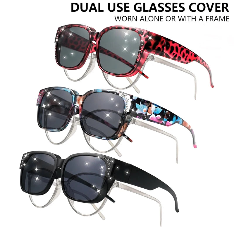 Oversized Square Fashion Sunglasses - Decorative Lenses for Fashion & Style, Stylish Eyewear, Elegant Eyewear
