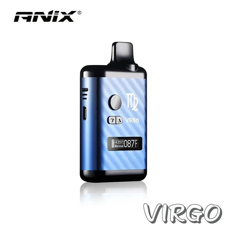 Vaporizzatore per erbe secche genuino ANIX VIRGO controllo della temperatura a base di erbe fumo di tabacco penna Vape 1300mah batteria schermo OLED sigaretta elettronica