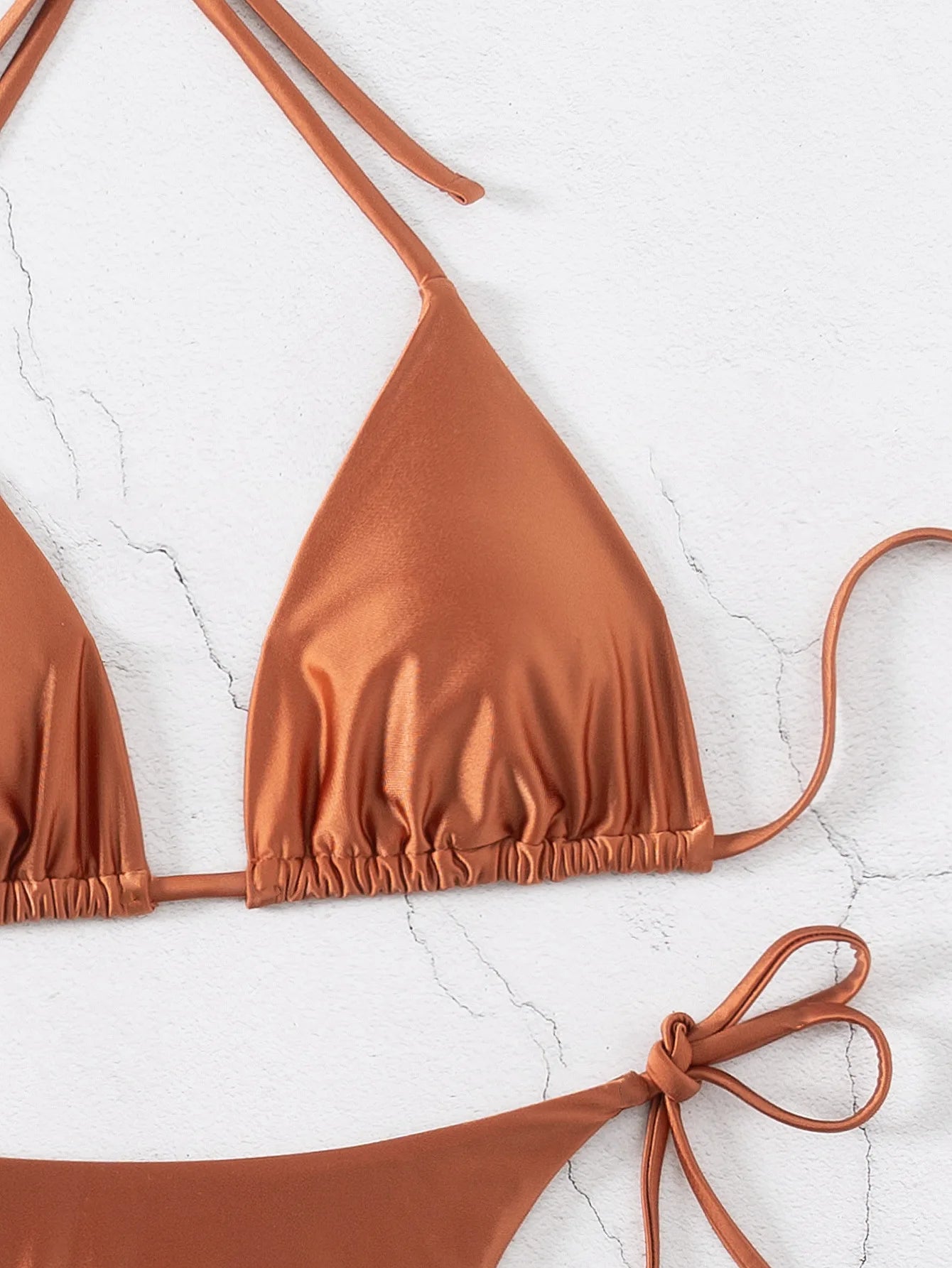 Nuovo Set Bikini Triangolo 2026 - Costume da Bagno Push-Up con Stampa Floreale e Slip Brasiliano
