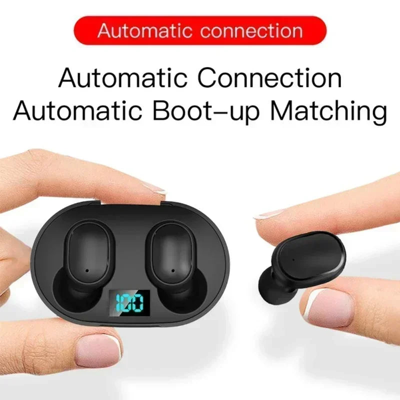 Auricolari Bluetooth wireless E6S Auricolare Bluetooth TWS Auricolari wireless Auricolari con cancellazione del rumore con cuffie con microfono