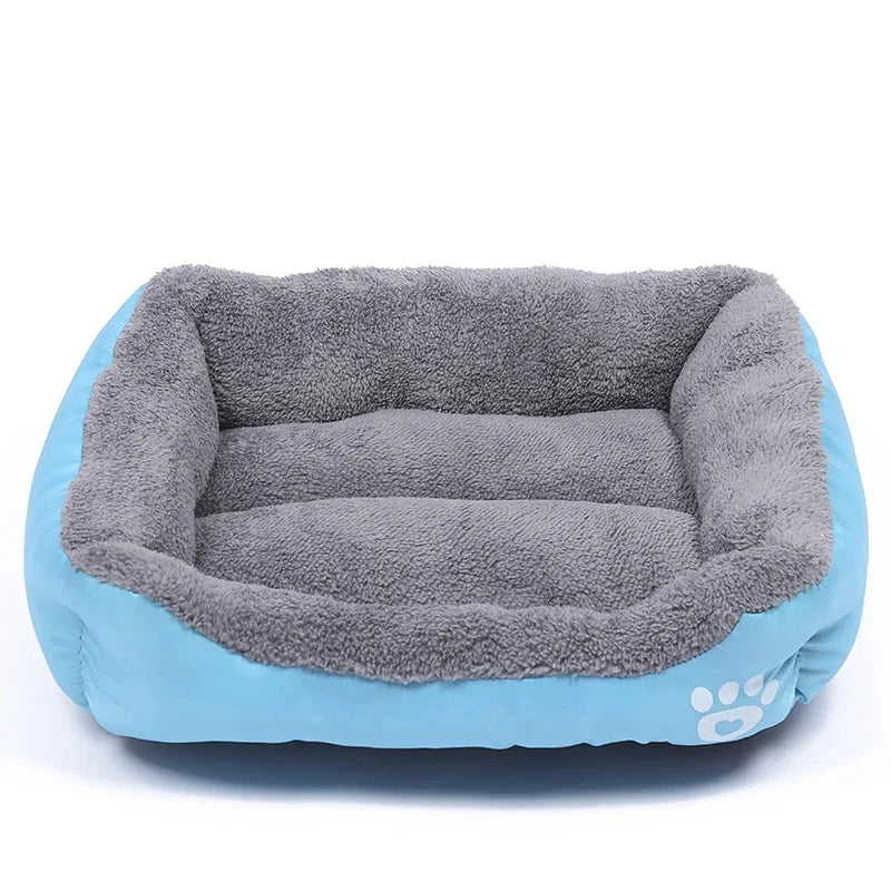 Morbido divano quadrato per cani di grandi dimensioni Cuscino elastico per casa per cani Inverno caldo Letto per cani medio Lavabile Cuccia per gatti Accessori per la casa