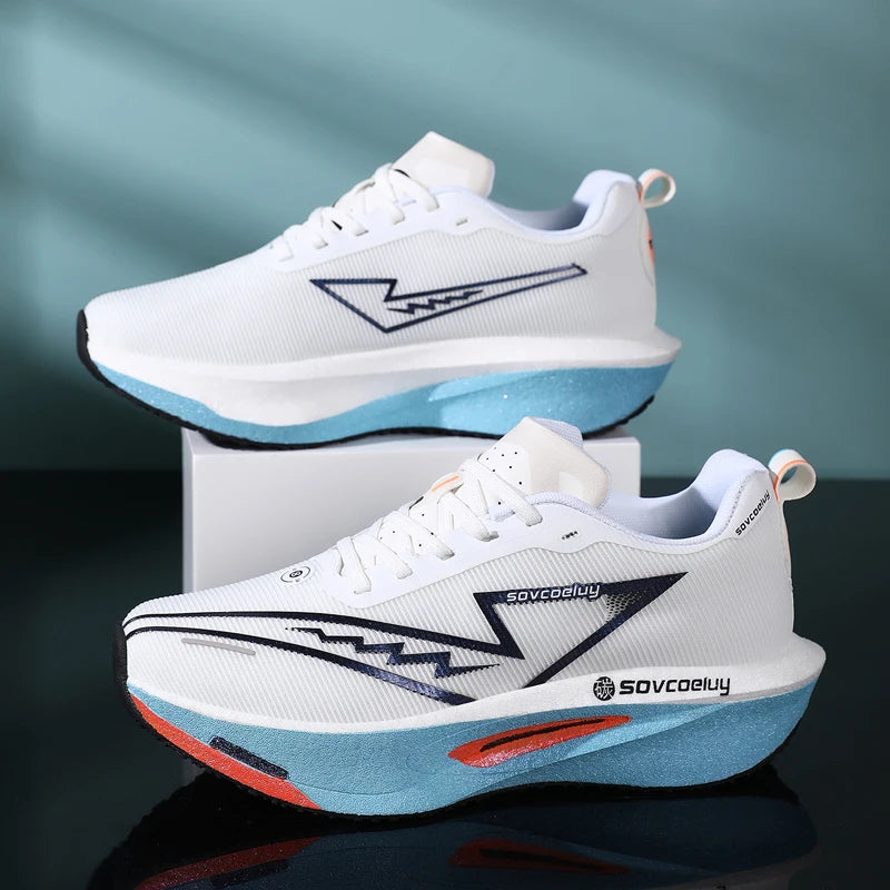 Scarpe da corsa Carbon Board Specialità Maratona Uomo Sport Traspirante Leggero Donna Comodo Atletico Scarpe da ginnastica antiscivolo