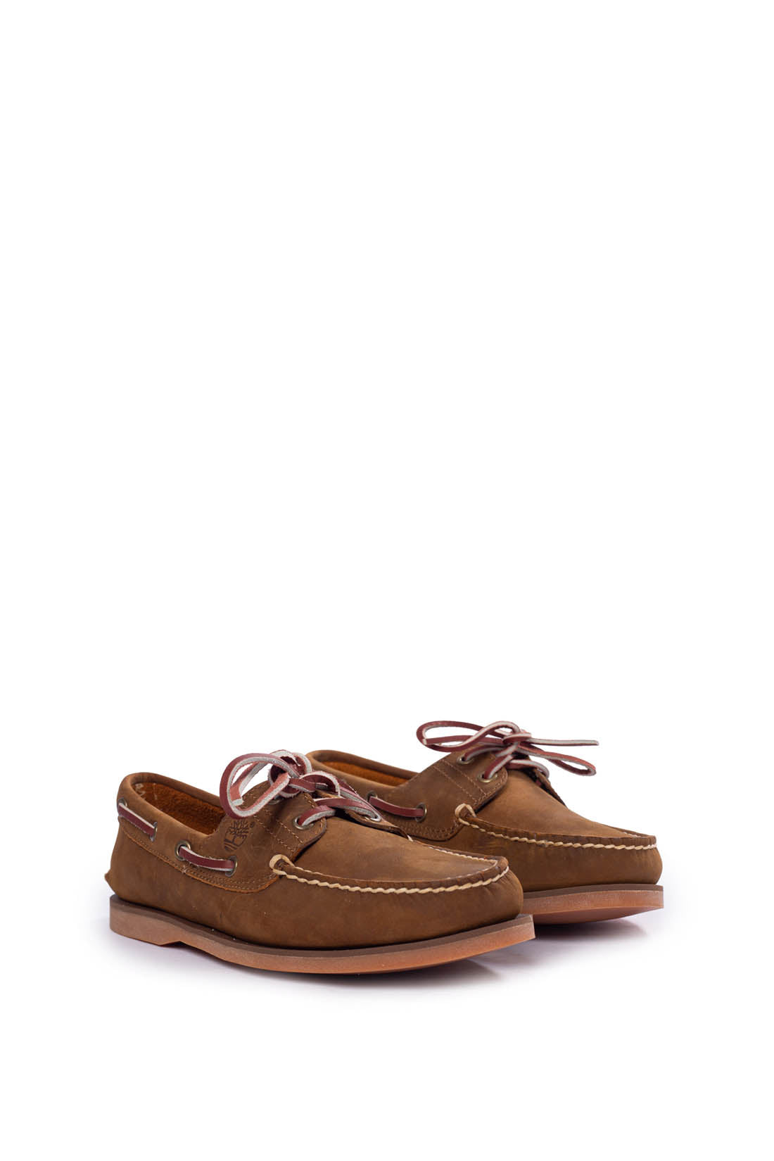 TIMBERLAND - Scarpe da barca uomo 2-eye in pelle marrone-13