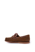 TIMBERLAND - Scarpe da barca uomo 2-eye in pelle marrone-11