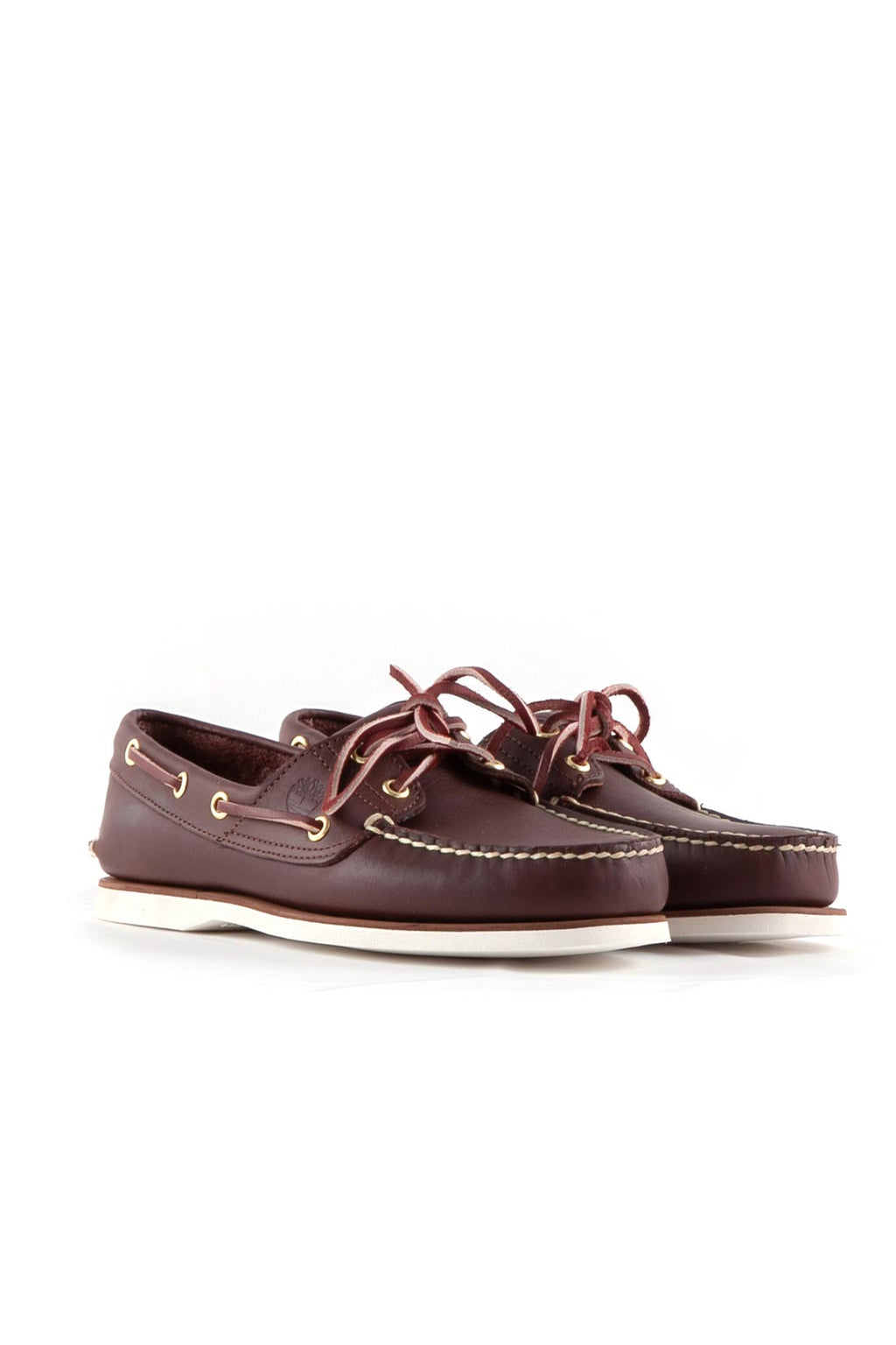 TIMBERLAND - Scarpe da barca uomo 2-eye in pelle marrone - Numero 44.5-15