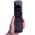 TTfone TT140 Rosso Telefono A Conchiglia Con Cavo USB EE Pay As You Go