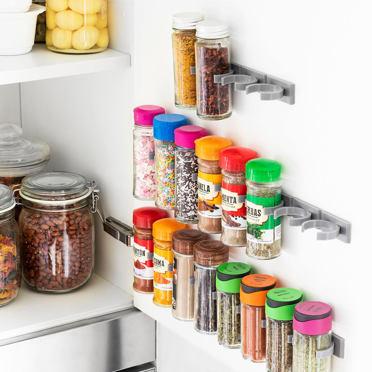 Organizzatore Spezie Adesivo e Divisibile Jarlock 20 InnovaGoods