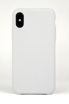 Custodia iPhone X In Pelle Bianca Pieno Fiore Italiano