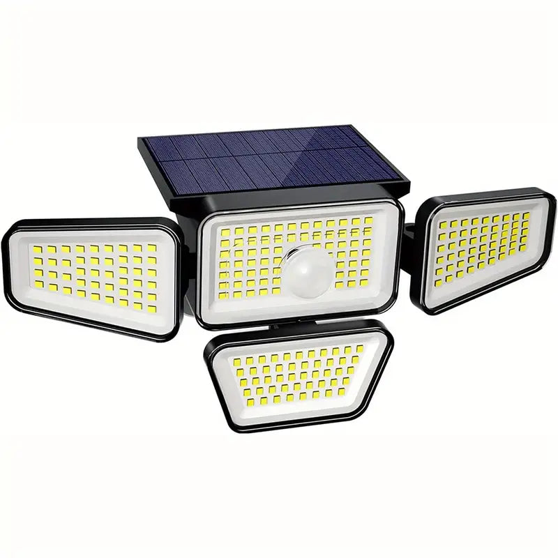 1pc Solar Garden Light Outdoor - 270 LEDs Solar Wall Light with Motion Sensor