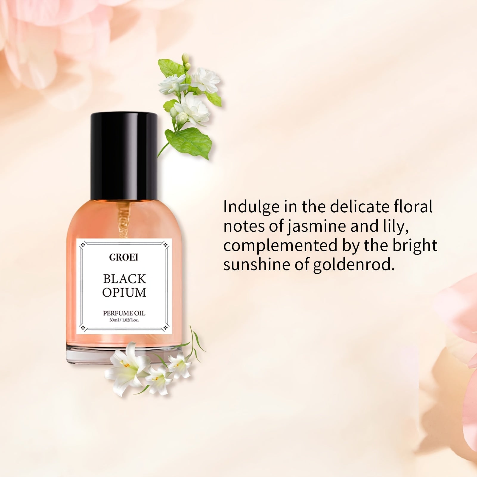 Olio Profumo Black Opium Per Donne Floreale Fresco 30 ml