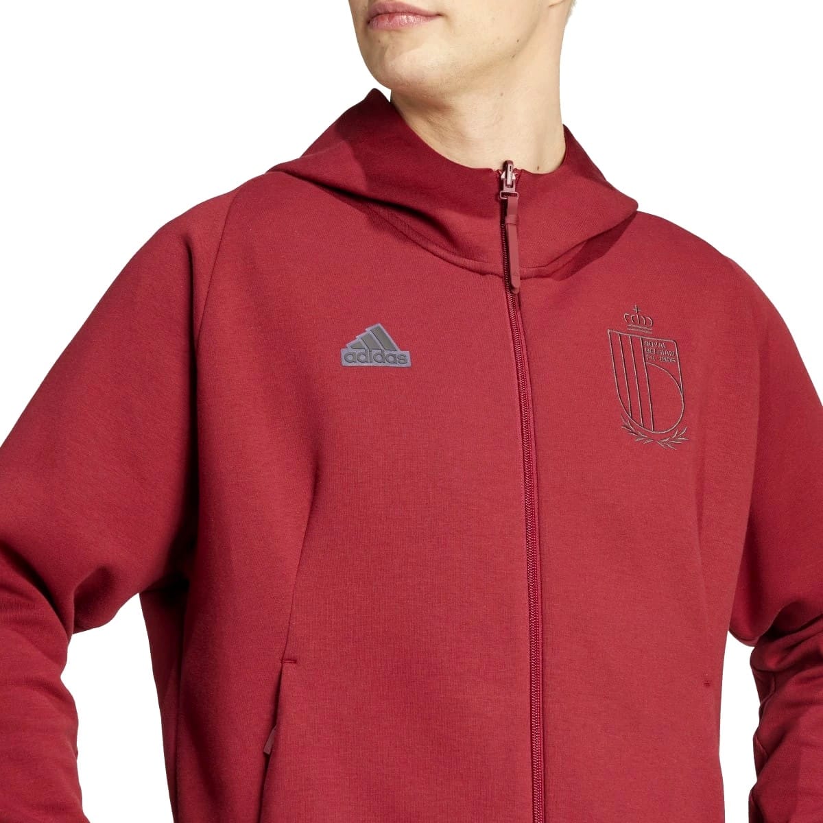 Belgium Casual Travel hooded presentation tracksuit 2024/25 - Adidas-3
