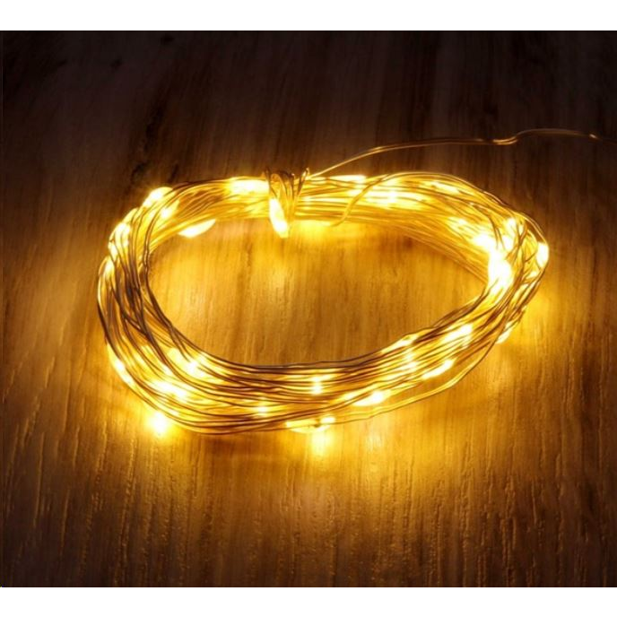 Iris 4615943 Decorazione Luminosa Fissa 5 Metri Bianco Caldo Con 50 LED