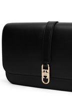 TOMMY HILFIGER - Borsa a Spalla con Patta e Monogramma - Donna