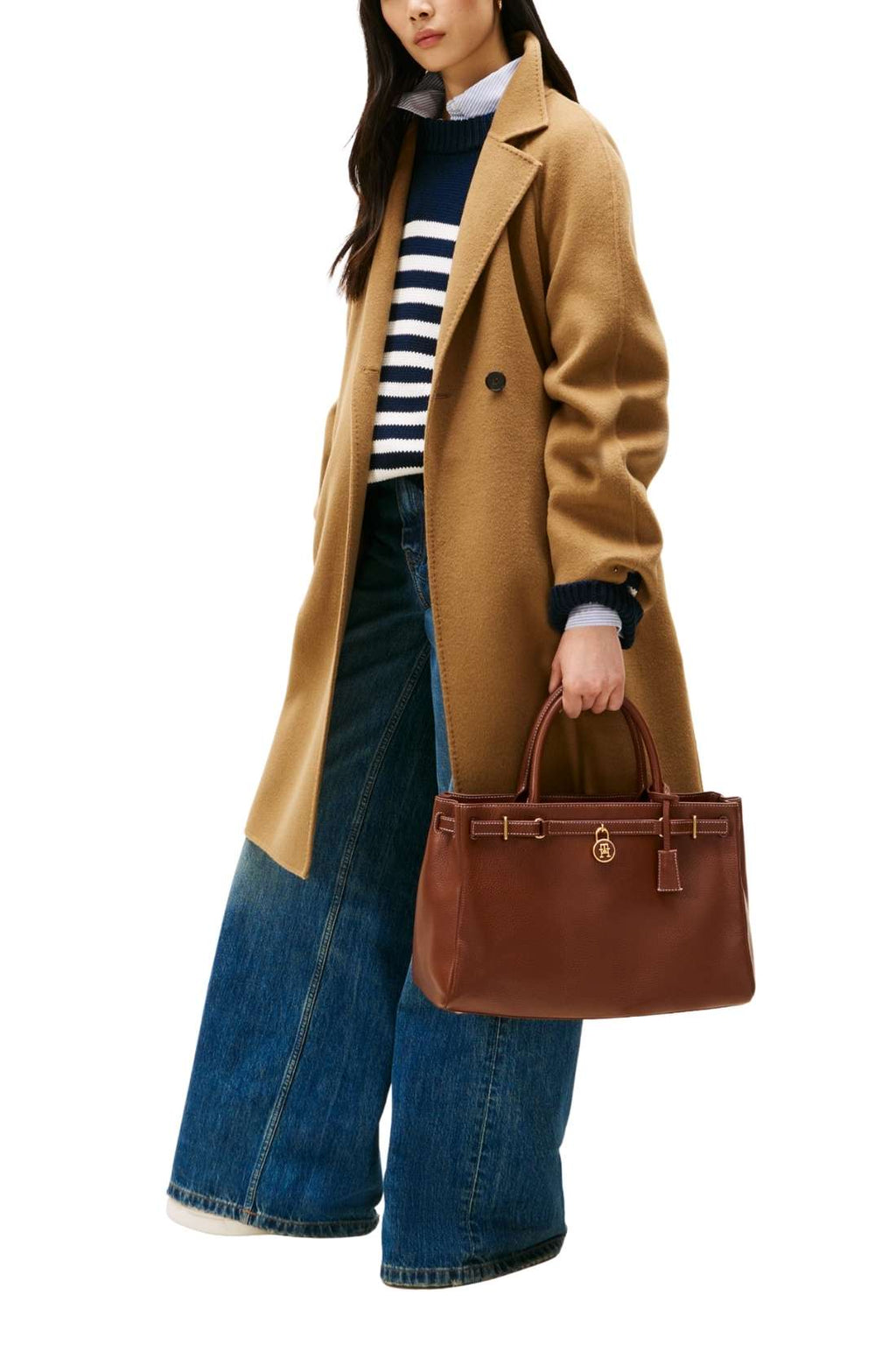 TOMMY HILFIGER - Tote Bag in Pelle The American Icon - Donna
