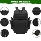 Zaino Trekking 45L Per Campeggio All Aperto Con Tasche Laterali E Compartimenti