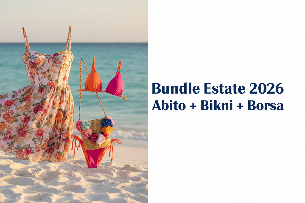Bundle Estate Completo – Abito, Bikini & Accessori Spiaggia Donna