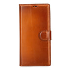 Custodia Portafoglio in Cuoio Rimovibile per Samsung Galaxy S21 Serie