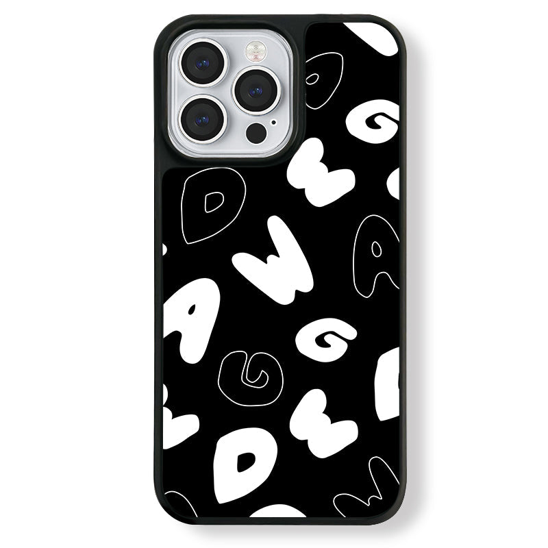 Custodia Per Telefono Casey In Tipografia Bolle AG Matte Magnetica Antimpronte