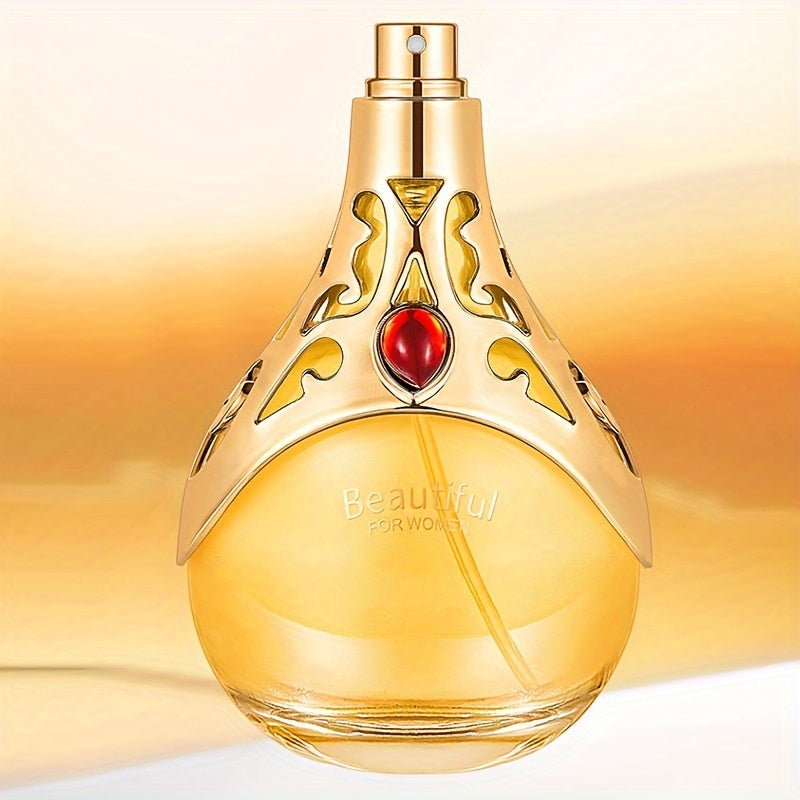 Profumo Femminile Floreale Agrumato Elegante 100ml Flacone Dorato