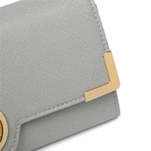 Portafoglio lungo da donna Miss Lulu con cerniera custodia per telefono con porta chiavi a ventaglio in pelle PU