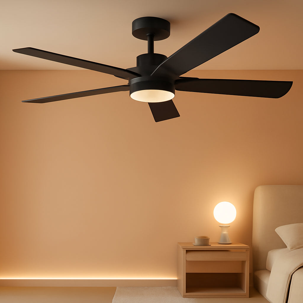 Fifty Two Inch Ceiling Fan With Dimmable LED Illumination