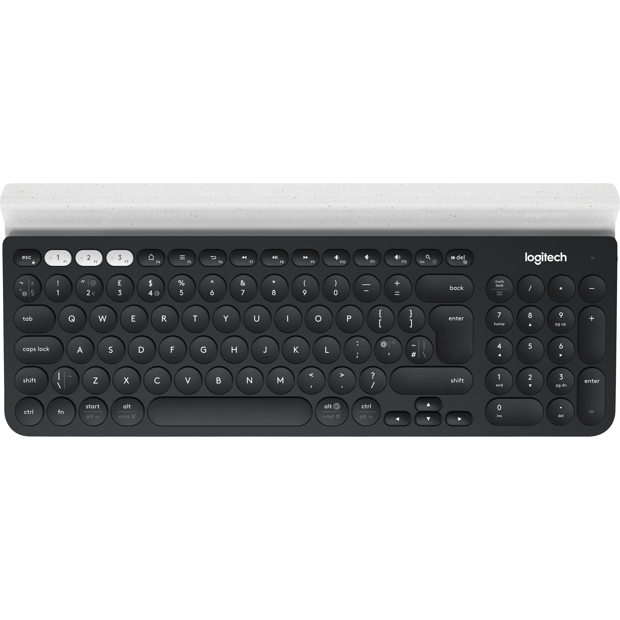Logitech K780 Tastiera Wireless Multidispositivo Con Bluetooth Layout Europeo