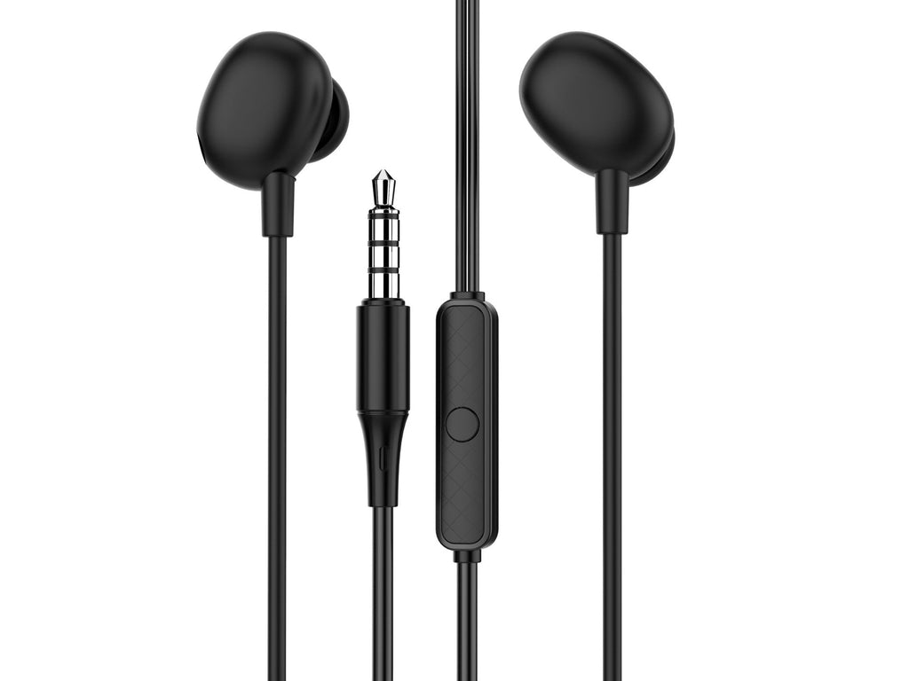 Auricolari Con Filo Da 3,5 Milimetri Techancy TD8040 Nero Con Microfono Inline