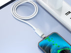 Cavo USB C a USB C Ricarica Rapida 60W 1m Bianco TB1769 Laptop