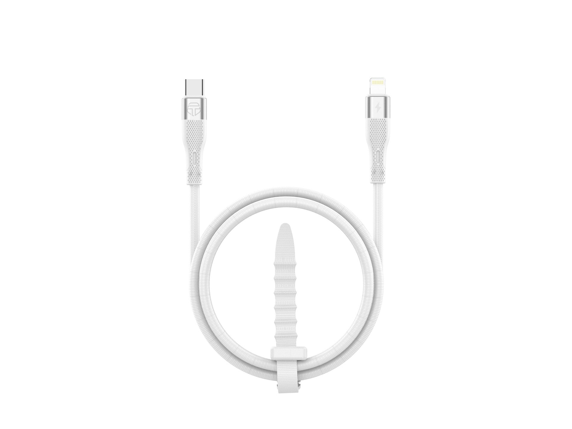 Cavo Caricamento Rapido PD USB C Lightning Bianco 1m 30W TB1779