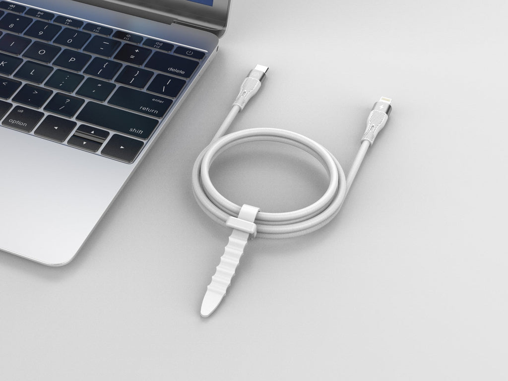 Cavo Caricamento Rapido PD USB C Lightning Bianco 1m 30W TB1779