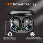 Auricolari Sport Senza Fili Con Microfono E Display LED