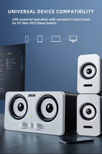 Altoparlanti da Scrivania Surround per Computer di Qualità