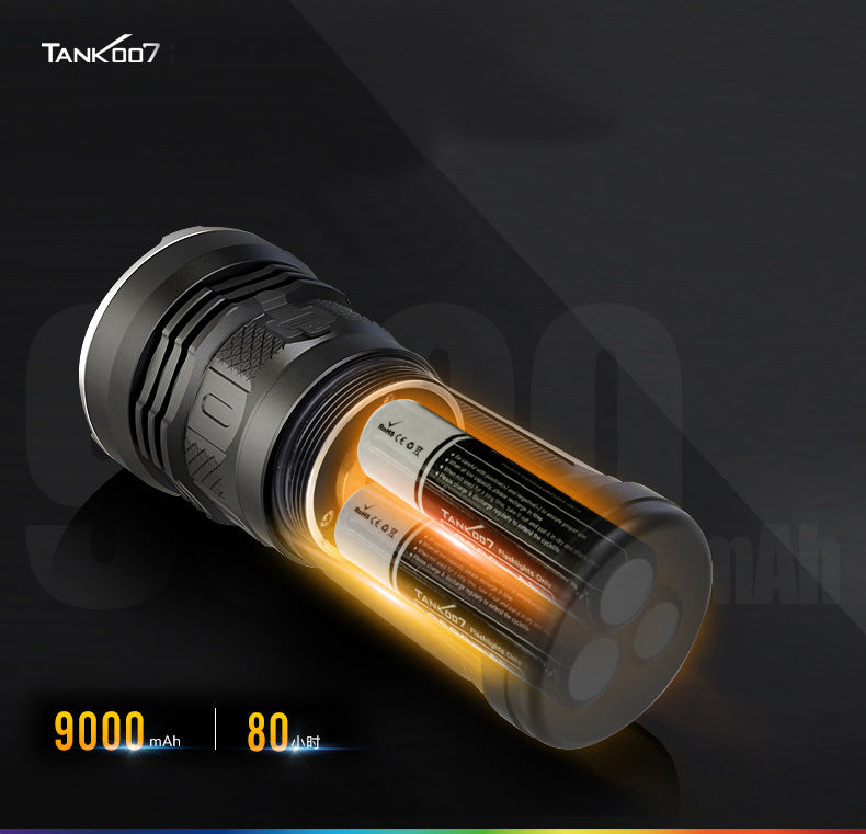 Torcia LED Potente Per Esterni KC11 TANK007 6400 Lumen