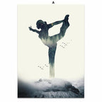 Poster Yoga Profi Stellungen · Fitness Dekoration · Bilder  · Deko Print ohne Rahmen-3