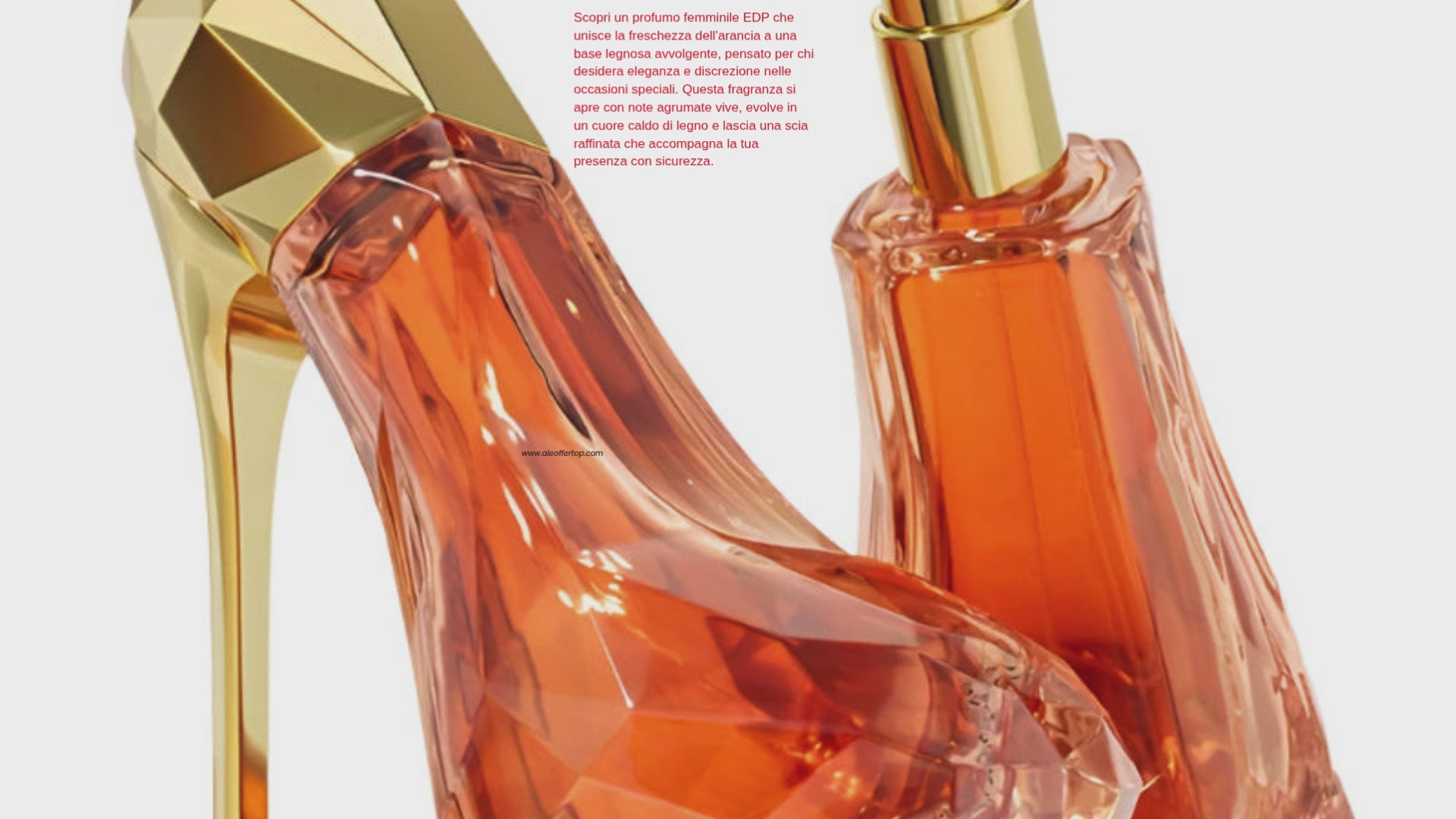 Profumo EDP Femminile Elegante Arancia E Legno 30ml